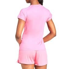 adidas T-shirt Donna AEROREADY Train Essentials – Scollo a V, Traspirante e Sostenibile Rosa adidas
