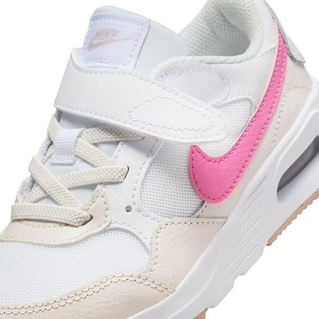 Nike Air Max SC Bambini White/Playful Pink – Sneaker Ragazza con Max Air, Leggere e Facili da Indossare