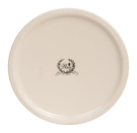 Biscottini Portascopino porcellana bianca decorata "Powder Soap" L12xPR10xH16,2 realizzato