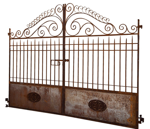 Biscottini CANCELLO IN FERRO L320XPR7XH245 CM battuto forgiato mano. Offerta Speciale
