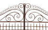 Biscottini CANCELLO IN FERRO L320XPR7XH245 CM battuto forgiato mano. Offerta Speciale