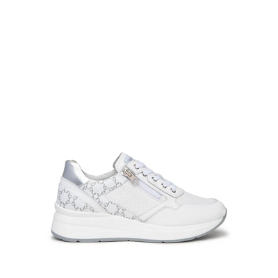 Nero Giardini sneakers bianca con zip E409840D707