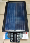 LAMPIONE STRADALE con PANNELLO SOLARE LUCE LED 1200W SENSORE CREPUSCOLARE IP65