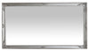 Biscottini Specchiera da appendere verticale/orizzontale L72xPR3xH132 cm finitura argento anticato.