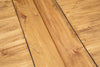 Biscottini Tavolo allungabile Country in massello di tiglio struttura bianca anticata piano naturale Made in Italy