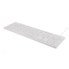 Deltaco TB-505 tastiera Universale USB + PS/2 QWERTY Bianco (DELTACO TB-505 - tastatur)