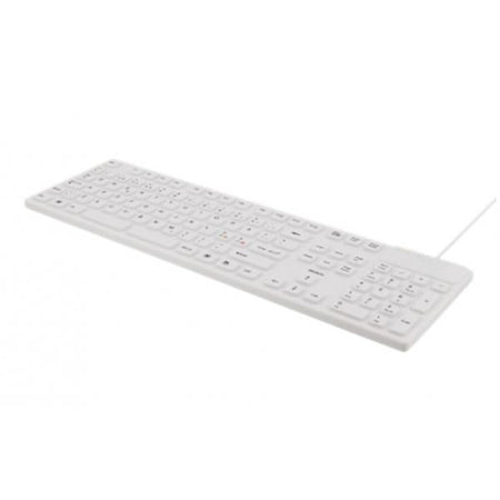 Deltaco TB-505 tastiera Universale USB + PS/2 QWERTY Bianco (DELTACO TB-505 - tastatur)