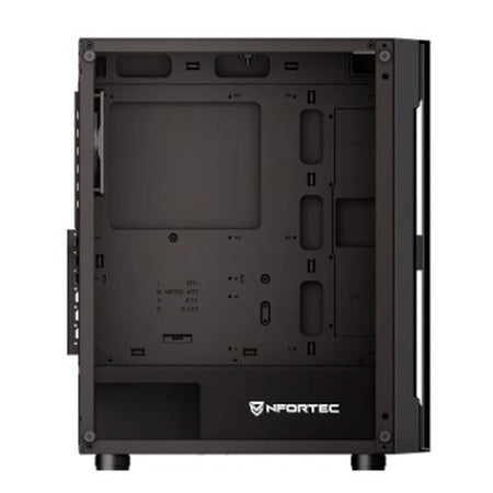 Case computer desktop ATX Nfortec NF-CS-AZIR-B Nero
