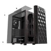 Case computer desktop ATX Nfortec NF-CS-AZIR-B Nero