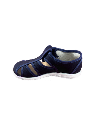 Pantofola per Bambini Granchio Tela Pantofole Da Asilo Blu