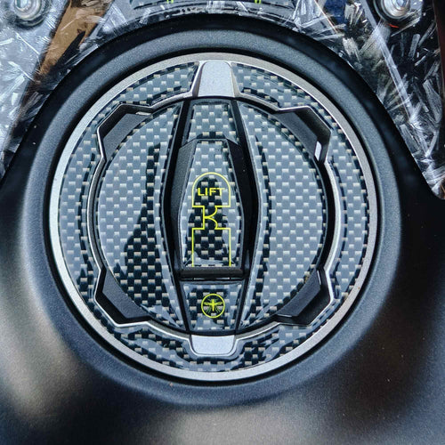 Protezione Tappo Serbatoio Adesivo Moto compatibile con Kawasaki Z650 2017-2022