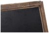 Biscottini Lavagna da terra bifacciale con cornice in legno finitura anticata 50x6x95 cm