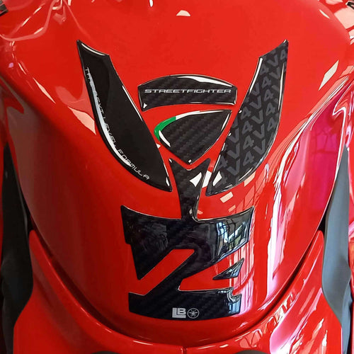 Paraserbatoio moto Adesivo 3D compatibile con Ducati Streetfighter V4 V4S 2025