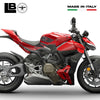 Adesivi 3D Serbatoio Laterali compatibili con Ducati Streetfighter V4 V4S 2025