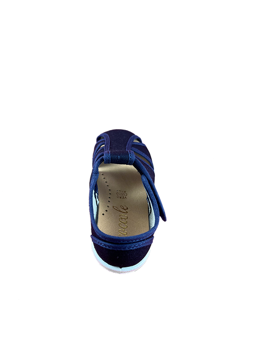Pantofola per Bambini Granchio Tela Pantofole Da Asilo Blu