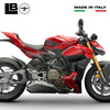 Adesivi 3D Serbatoio Laterali compatibili con Ducati Streetfighter V4 V4S 2025