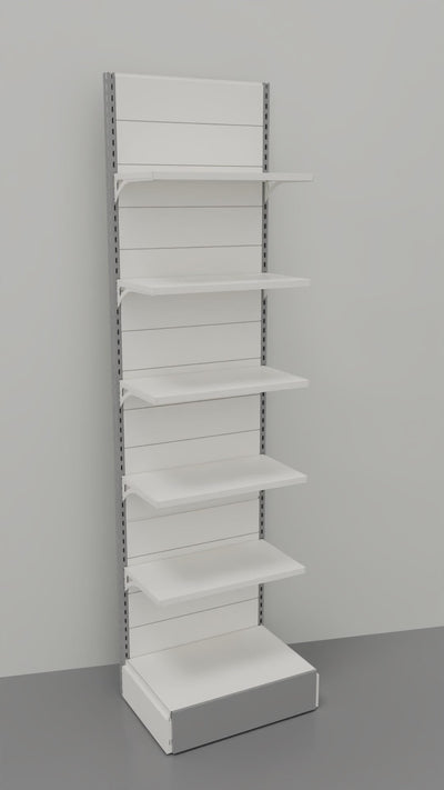 Scaffalatura di metallo verniciata in vari colori cm. 80x40x300h