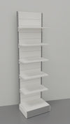 Scaffalatura per arredare negozi in metallo verniciato cm. 80x40x300h