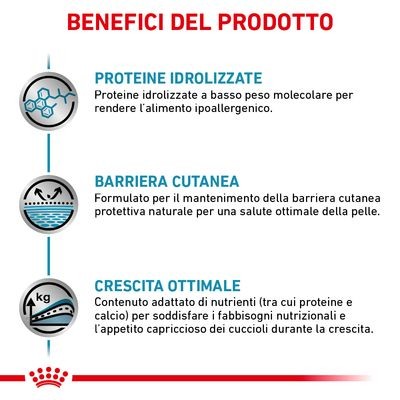 Royal Canin Hypoallergenic Puppy Croccantini per Cani Cuccioli