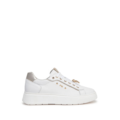 Nero Giardini sneakers bianca con fiocco E409975D707 Donna