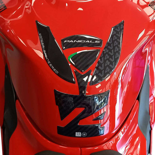 Paraserbatoio Moto Adesivo Gel 3D compatibile con Ducati Panigale V4 V4S 2025