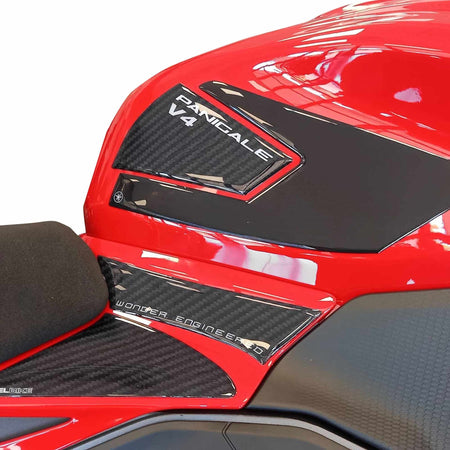 Adesivi resinati Laterali Serbatoio compatibili con Ducati Panigale V4 V4S 2025