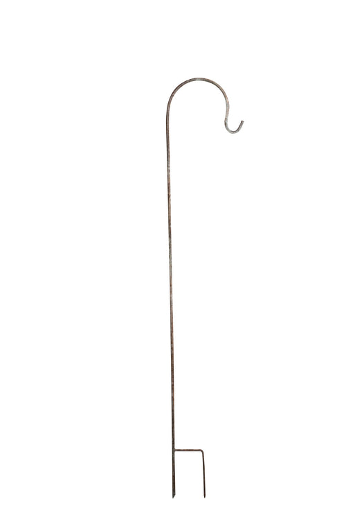 Biscottini Supporto multiuso color ruggine anticata in ferro pieno L22XPR1,5XH122 cm