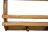 Biscottini PIATTAIA COUNTRY IN LEGNO MASSELLO DI TIGLIO FINITURA NATURALE L85XPR15XH65 CM. MADE IN ITALY