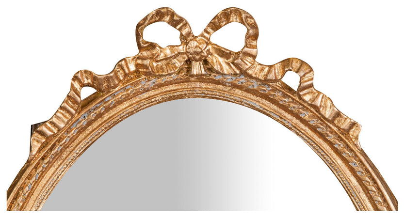 Biscottini Specchiera da appendere 36x3x50 cm finitura oro anticato