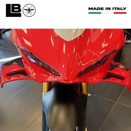 Adesivi Resinati 3D Laterali Ali Spoiler compatibili con Ducati Panigale V4 2025