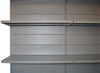 Scaffale in metallo verniciato alluminio per arredo negozio cm. 75x50x200h