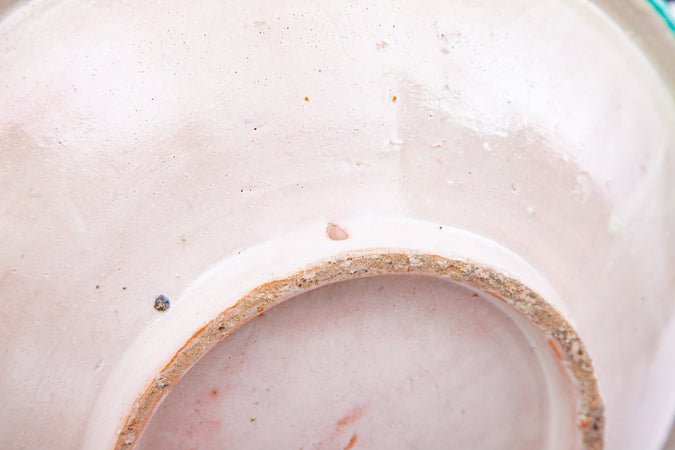 Biscottini Biscottini Piatto Ceramica Orientale 40x40x11 Dipinto a Mano Design Marocchino