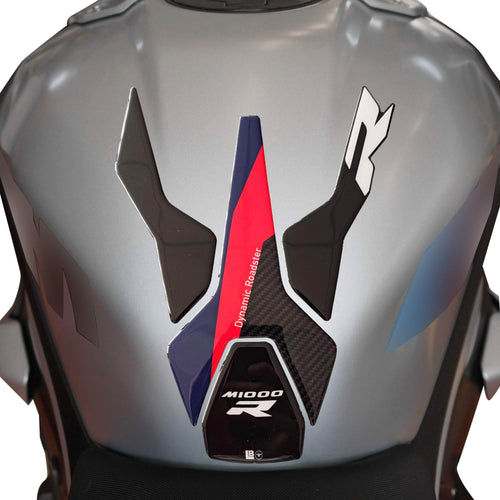 Adesivo 3D Paraserbatoio Protezione Serbatoio moto compatibile con BMW M 1000 R