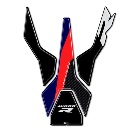 Adesivo 3D Paraserbatoio Protezione Serbatoio moto compatibile con BMW M 1000 R