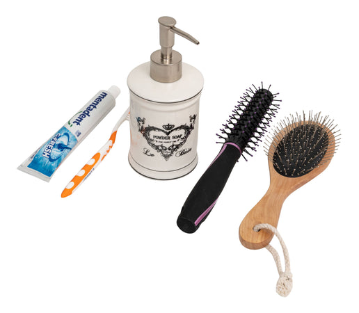 Biscottini Biscottini Dispenser Sapone Liquido Porcellana Bianca Decoro Powder Soap