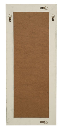 Biscottini Specchio Specchiera da parete e appendere verticale/orizzontale L35xPR2xH82 cm finitura argento anticato