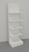 Scaffalatura di metallo da negozio cm. 80x60x250h