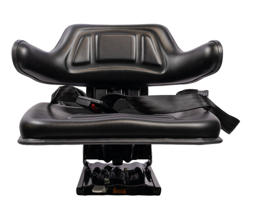 Sedile serie 3 in sky nero con sospensione e cintura statica