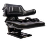 Sedile serie 3 in sky nero con sospensione e cintura statica