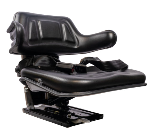 Sedile serie 3 in sky nero con sospensione e cintura statica