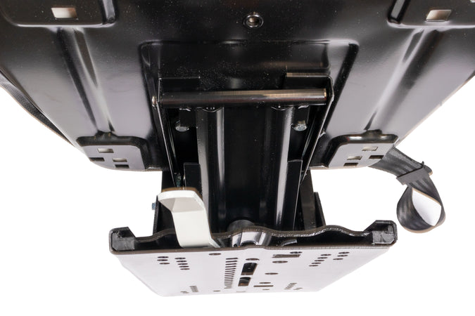 Sedile serie 3 in sky nero con sospensione e cintura statica