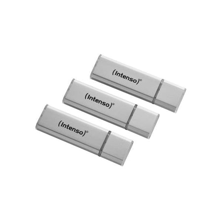 INTENSO PEN DISK ALU LINE 16GB USB 2.0 CONFEZIONE DA 3 PEZZI (SILVER)