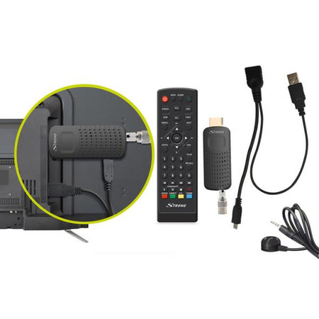 Digitale terrestre SRT 82- DVB-T2 Full-HD - H.265 HEVC - Dolby Digital Plus - Collegamento Hdmi - Porta USB: registrazione, Timeshift, riprodurre i file, aggiorna il software del ricevitore attravers