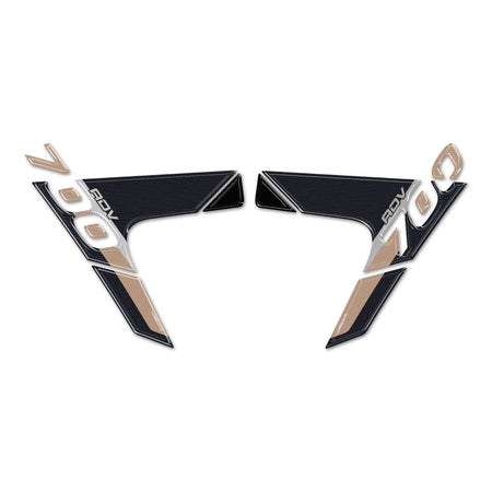 Adesivi 3D Protezioni Serbatoio moto compatibili con CfMoto 700MT Adventure 2025