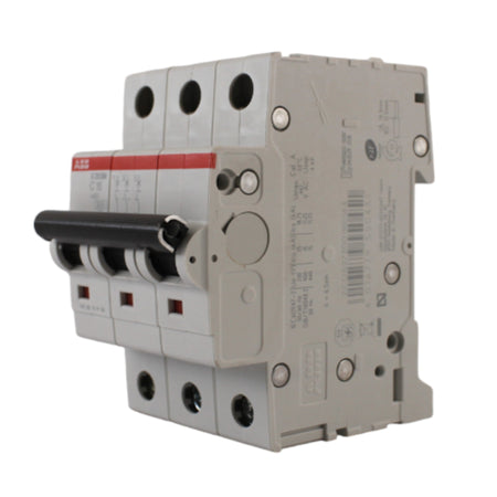 Interruttore magnetotermico 3 poli 3 moduli curva C 16A 10KA ABB
