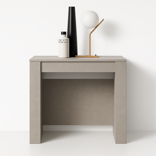 Consolle Lyra con struttura in legno MDF, design moderno, per arredo interno 78,5/252 x 54 x h 78 cm