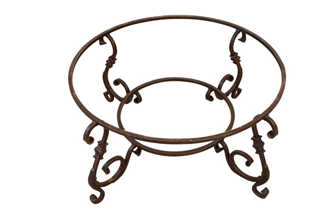 Biscottini Biscottini Base Tavolo ferro battuto 100x100x46 robusta resistente design