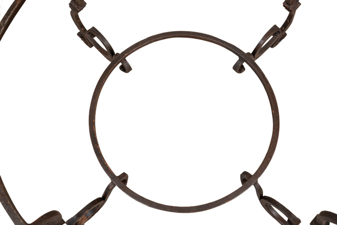 Biscottini Biscottini Base Tavolo ferro battuto 100x100x46 robusta resistente design