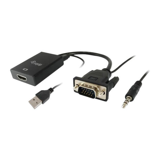 ADATTATORE VGA TO HDMI WITH AUDIO,15