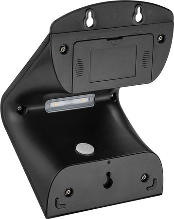 Lampada LED Solare a Muro 3,2W IP65 Sensore di Movimento Nero